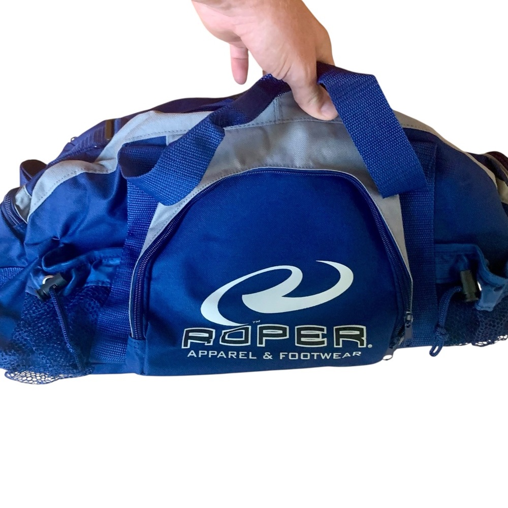 Roper Blue and Gray Men's Bag